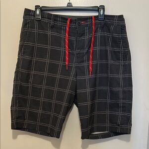 O'Neill Shorts Men 34 Gray Plaid Boardshorts